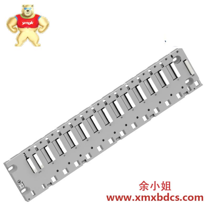 施耐德BMXXBP1200 I/O支架，适用于莫迪康™ M340自动化平台PLC，12槽