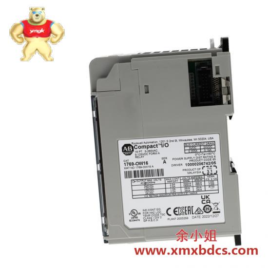1769-ow16_a_compactlogix_digital_contact_output_module_1.jpg 艾伦布拉德利 1769-OW16/A CompactLogix 数字接触输出模块